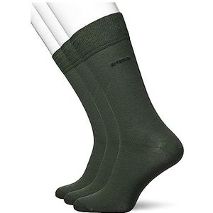 BOSS Herensokken 3P RS Uni Colors CC Regular Socks, Open Green, 39-42, Open Green, 42 EU, Open groen, 42