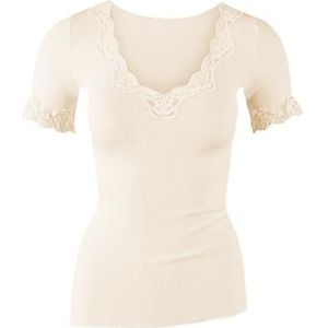 Calida - Shirt - Korte Mouwen - Zwart - Scheerwol/Zijde