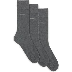 BOSS Heren 3P RS Uni CC Regular_Socks, Medium Grey31, 43-46, Medium Grey31, 43/46 NL