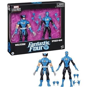 Hasbro Marvel Legends-serie, Wolverine en Spider-Man, actiefiguren, geïnspireerd door de Fantastic Four