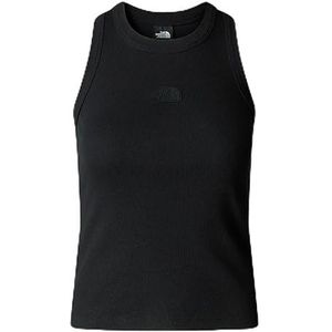 The North Face Slim Rib T-Shirt voor dames Tnf Black L