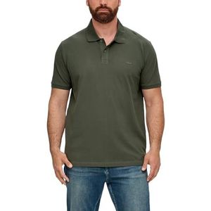 S.Oliver Big Size Regular Fit Polo Plus Size Kakigroen