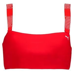 PUMA Swim Women Bandeau TOP 1P, rood, S