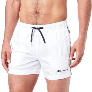 Champion Legacy Beachshorts American Tape Shorts, wit, S voor heren