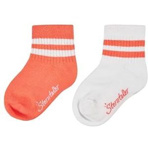 Sterntaler Unisex baby sokken DP Coolmax rib, Lichtoranje, 18 EU