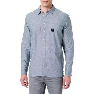 Haglöfs 605172_4Q2 DAL LS Shirt T-Shirt Heren Dark Ocean Maat S, Dark Ocean, S