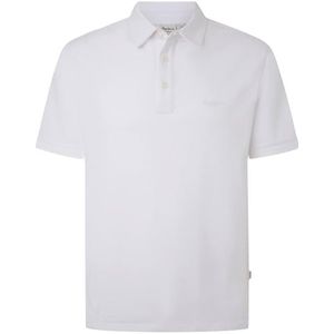 Pepe Jeans Heren Harper Polo, Wit (Wit), L, Wit (wit), L