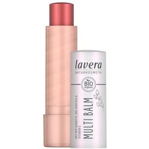 lavera Multi Balm -Sunrise Rosé 04 - intense kleur - frisse gloed - moeiteloos mengen - voor ogen, lippen en wangen - veganistisch - natuurlijke cosmetica - 4,9 g