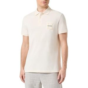 Tommy Hilfiger Heren Boucle H Embro Reg Polo S/S polo's, beige, M, Calico, M