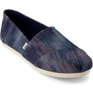 TOMS Alpargata Cloudbound instappers voor dames, Navy Novelty Denim, 42.5 EU