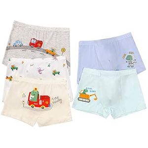 CM-Kid Boxershorts voor jongens, dinosaurus graafmachine, 146/152 cm