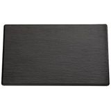 APS - GN 2/4 tray - Zwart - Kunststof - 53 x 16,2 cm - H: 1 cm