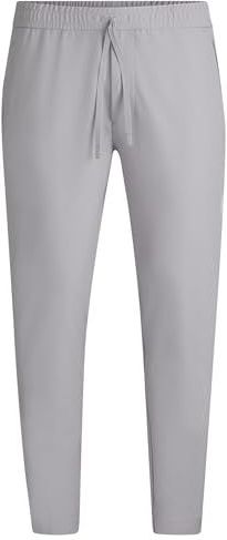 BOSS - Tapered Fit Broek - Waterafstotend - Gerecycled Polyester - Zakken Met Rits