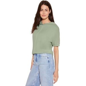 Hoodie T-shirt, Soft Moss Green, 40