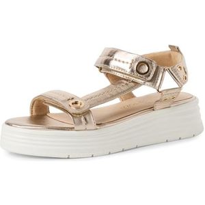 MARCO TOZZI 2-28706-44 damessandalen, metallic, 36 EU