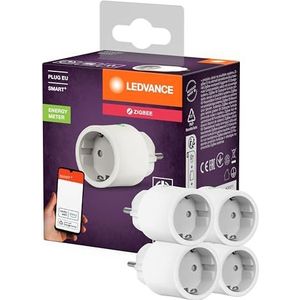 Stopcontact - ZigBee Compatibel - Wit - Ruimtebesparend Ontwerp