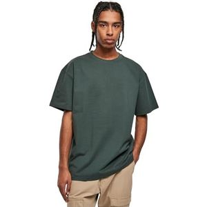 Urban Classics Heren T-shirt Heavy oversized T-shirt met overgesneden schouders, van dikke jerseystof, verkrijgbaar in meer dan 10 kleuren, maat S tot 5XL, groen (bottle green), 4XL
