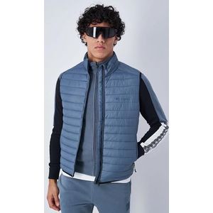 Champion Legacy Outdoor Spring Summer WR Light Nylon High Neck vest, pastelgrijs, M heren SS24, pastelgrijs, M