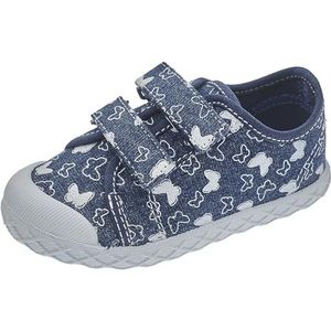 Chicco, Sneaker Met Dubbele Klittenband, Uniseks - Kinderen En Tieners, Spijkerbroek (2), 24 EU, Design in Italië