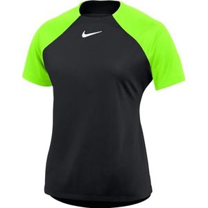 Nike Dames Short Sleeve Top W Nk Df Acdpr Ss Top K, Zwart/Volt/Wit., DH9242-010, XS