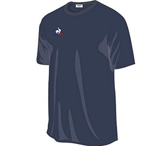 Le coq Sportif Kinder Tee SS presentatie katoen T-shirt, kinderen, Dress Blue, 4A