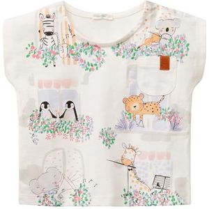 United Colors of Benetton T-shirt, Wit, 74 cm