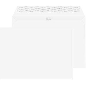 Creative Colour 355 gekleurde enveloppen zelfklevende krijt wit C5 162 x 229 mm 120g/m² | 500 stuks