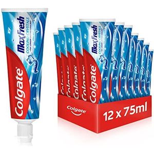 Colgate - Max Fresh Cooling Crystals - Tandpasta - 12 x 75 ml