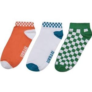 Urban Classics Unisex sokken, oranje/groen/groenblauw
