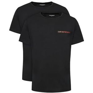 Emporio Armani T-shirt heren, Zwart/Zwart, XL