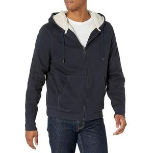 Amazon Essentials - Met Sherpa Gevoerde Fleecetrui - Marineblauw - Hoodie