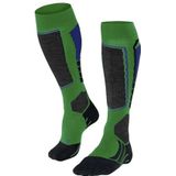 FALKE SK2 Intermediate M KH Skisokken voor heren, functioneel materiaal, warm, dik, 1 paar, groen (grasgroen 7014), 46-48