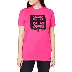 Gianni Kavanagh Neon Pink Brooklyn T-shirt voor dames, Neon roze, L