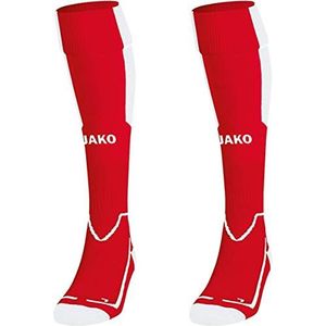 JAKO Sokken Lazio 3866, meerkleurig (rood/wit), 4 (39-42)