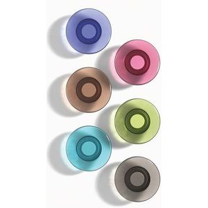 Quartet Sterke magneten, glazen whiteboard, droog wisbord, groot, diverse kleuren, 6 Pack (85392)