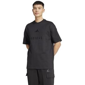 adidas Hombre ALL SZN Embroidered Graphics T-Shirt, black, XXL