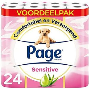 Page wc papier - Sensitive toiletpapier - 24 rollen - Voordeelverpakking