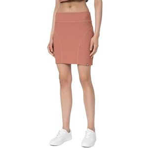 4F Skirt F007 zalmkleur, koraal, maat XS voor dames, zalm koraal, XS