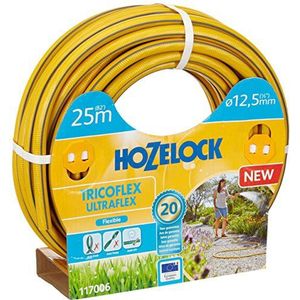 HOZELOCK - Tricoflex Ultraflex slang Ø 12,5 mm (1/2"") 25 m: Flexibele, weerbestendige en robuuste tuinslang, TNT niet draaien"" en ""Soft&Flex"" technologie, 40% gerecycled PVC [117006]