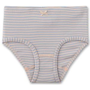 Sanetta Hipslip voor meisjes, blauw, hoogwaardige en duurzame onderbroek voor meisjes van biologisch katoen. Ondergoed voor meisjes, blauw, 116