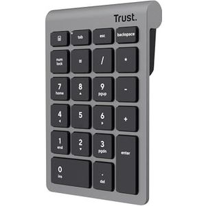 Trust Xalas numeriek toetsenbord Laptop/pc RF Draadloos Zilver