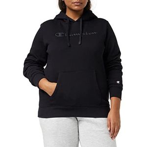 Champion American Classics sweatshirt met capuchon voor dames, Zwarte toon in toon, M