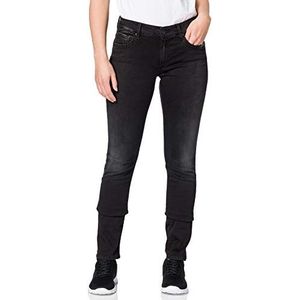Replay New Luz Hyperflex Re-Used Xlite Jeans voor dames, zwart (098 zwart), 25W x 32L