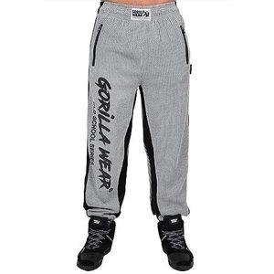 GORILLA WEAR Augustine Old School Broek voor heren, vrijetijdsbroek, Grijs, S/M