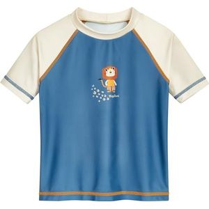 Zwemshirt - Recycled Polyester - Blauw - UV-Bescherming UPF 50+