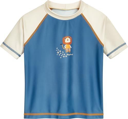 Zwemshirt - Recycled Polyester - Blauw - UV-Bescherming UPF 50+