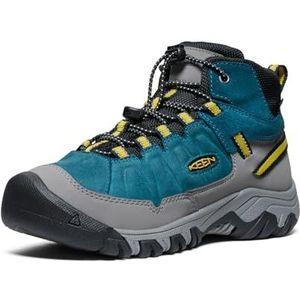 KEEN Targhee 4 Mid Waterproof Wandellaarzen voor kinderen, uniseks, Legion Blue Antiek Moss, 37.5 EU