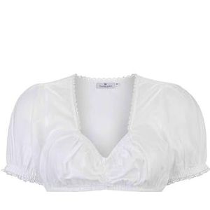 Stockerpoint dirndlblouse leana, wit, 52