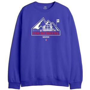 Republic Of California Sweatshirt met capuchon voor heren, Kobalt, XXL