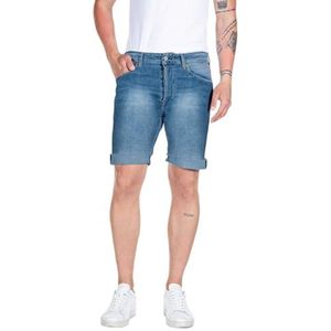 Replay Jeans shorts voor heren, 009, medium blue., 33W
